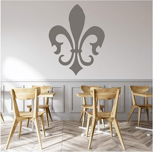 Azutura Flor De Lis Vinilos Azulejo Floral Pegatina Decorativos