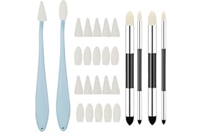 Blending Sponge Pen Set, 26 Pcs Sketch Drawing Tools, Washable Double Headed Drawing Art Blender with Sketch Scrapers Blendin