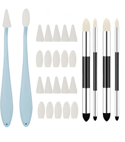 Lot De 6 Estompes à Double Tête Lavables - Pour Dessin, Ombrage Et Fusain - 3 Grandes Et 3 Petites Tailles - Outil Artiste Débutant Et Pro