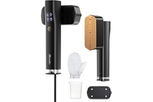 Steamer for Clothes, Sundu Portable 2-in-1 Steamer & Iron, 15s Fast Heat-up, 100ml Water Tank, Ironing Gloves, 20 Min Continu