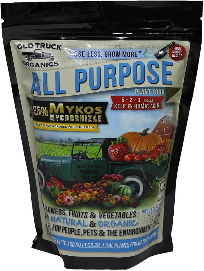 All Purpose 523 Organic Fertilizer with MYKOS