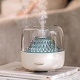 DEALFUN Essential Oil Diffuser,Portable Humidifier with Cool Mist, 7 Colors Night Light, and Auto Shut-Off,Perfect for Home, Office, and Yoga (White)