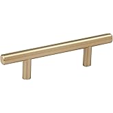 Amerock Bar Pulls 3 in (76 mm) Center-to-Center Golden Champagne Cabinet Pull - 10 Pack
