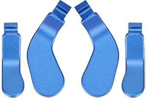 4pcs Controller Metal Stainless Paddles, Steel Paddles Replacement Parts for Xbox One Elite Series 2 Interchangeable Paddles 