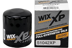 WIX 51042XP WIX XP Oil Filter Replacement, Built for Synthetic Oil - Compatible With Various GM Cars Trucks (75-76) (96-12) - Various Light Duty applications - Chevrolet, Buick, Cadillac (75-12)