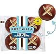 PRETZILLA Soft Pretzel Burger Buns, Peanut & Nuts Free Facility, Non Gmo Verified, Certified Vegan, 12.8Count (2)