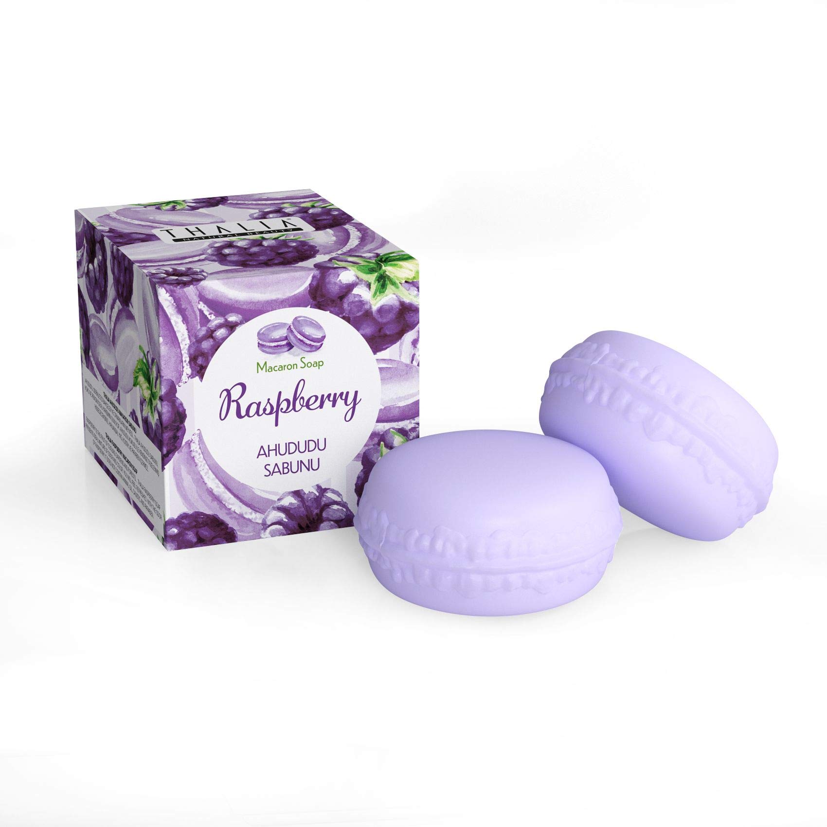 Thalia Raspberry Macaron Soap 100g