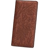FALAN MULE Ultra Slim Thin Wallet for Women Bifold Leather RFID Blocking Designer Credit Card Holder