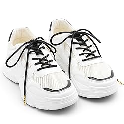 YJRVFINE Athletic Round Shoe Laces: 2 Pairs 55 Inch