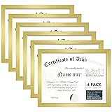 Fisnish 8.5x11 Picture Frame Certificate Document