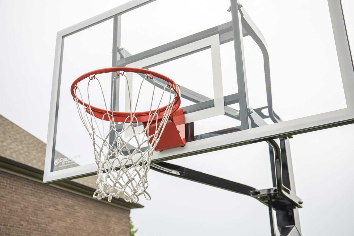 Goalsetter All-American In Ground Adjustable Basketball System with 60-Inch Acrylic Backboard and Collegiate Breakaway Rim, Black (SS45560A5) : Sports & Outdoors
