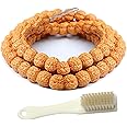 Hyoquilex Rudraksha Japa Mala Prayer Yoga Meditation Blessing Buddhist Beads Necklace Bracelet