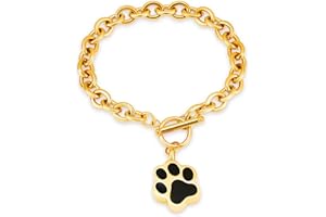 Minicremation Dog Paw Print Cremation Jewelry for Ashes Memorial Urn Bangle for Pet Stainless Steel Urn Bracelet Ashes Holder
