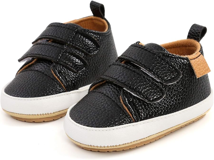 Infant Baby Shoes Girl Boy Unisex Lightweight Color Matching Leather Toddler Sports Indoor