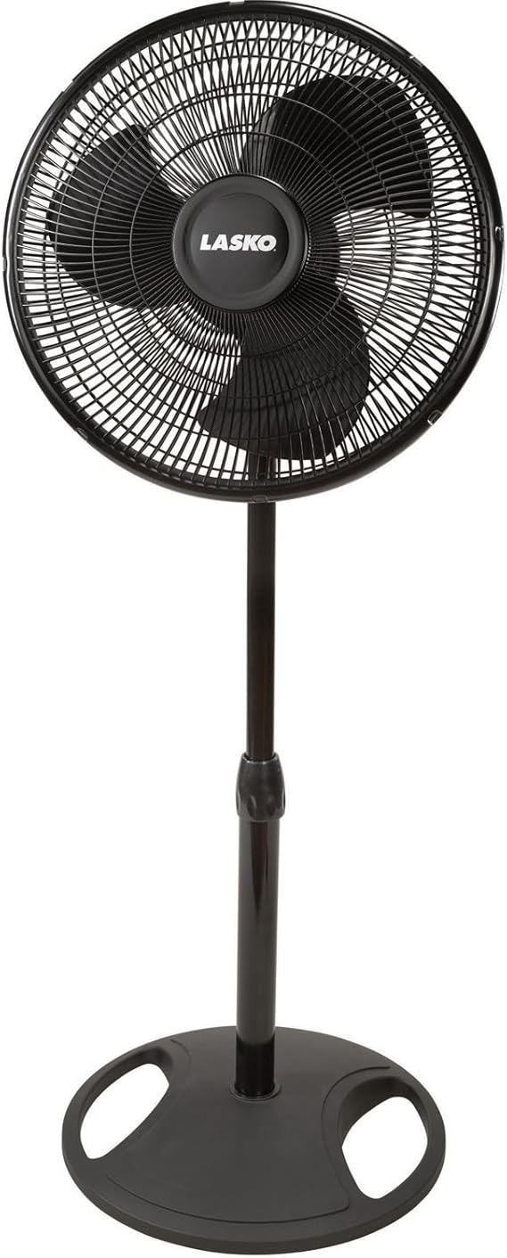 Lasko 2521 16 Oscillating Stand Fan Black