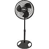 Lasko 2521 16" Oscillating Stand Fan, Black