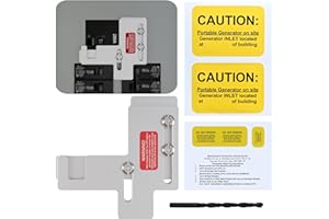 SPZOCE Generator Interlock Kits are Compatible with Siemens or Murray 150 or 200 amp Panels. The spacing Between Main and Branch Breakers is 7/8-1 1/4"，Professional Interlock Kit(SIE-P2)