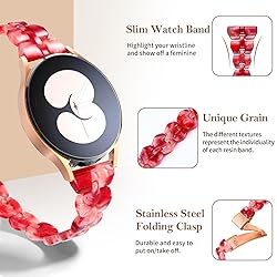 BAIHUIAM Resin Bands Compatible with Galaxy Watch