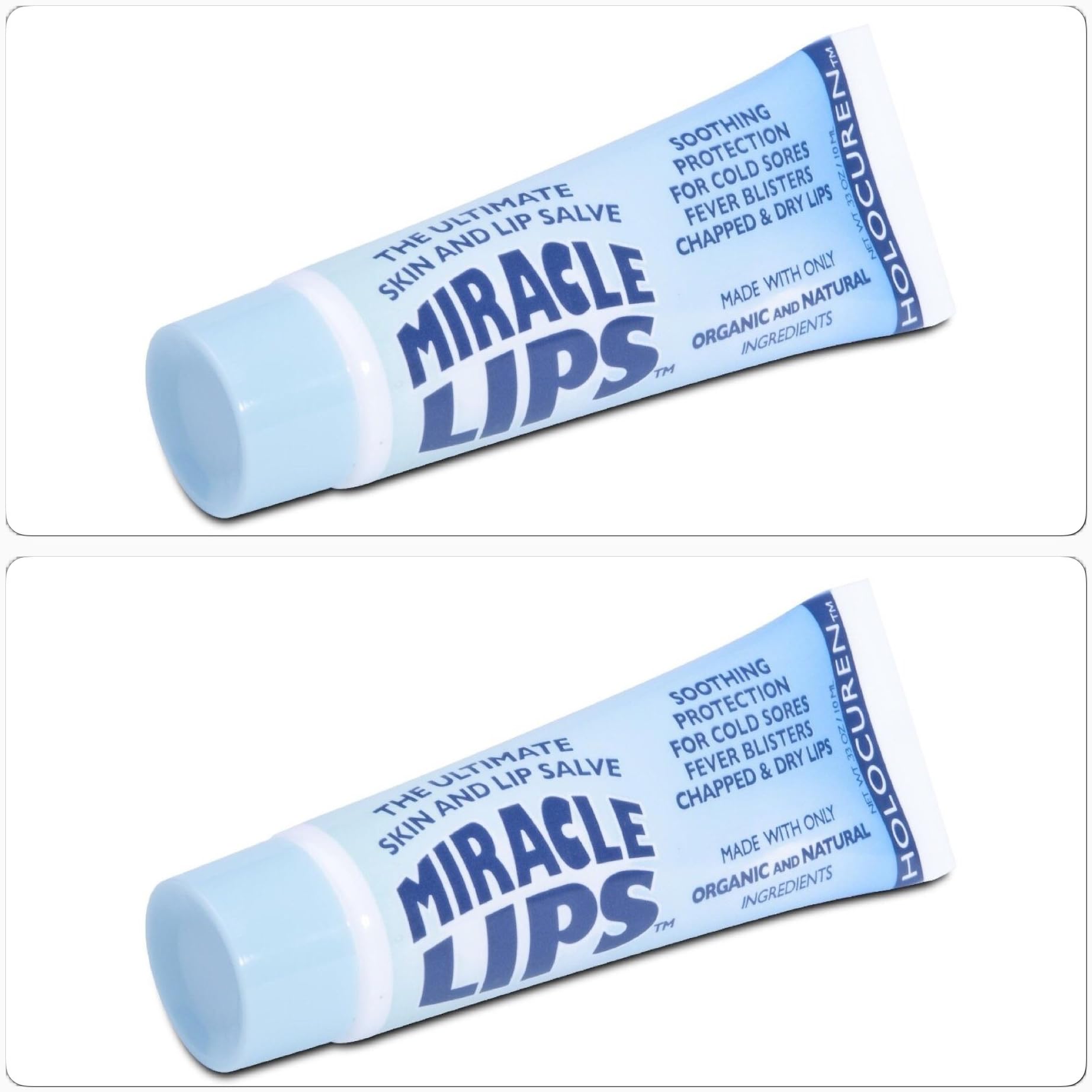 Holocuren Miracle Lips Salve (Two Pack)