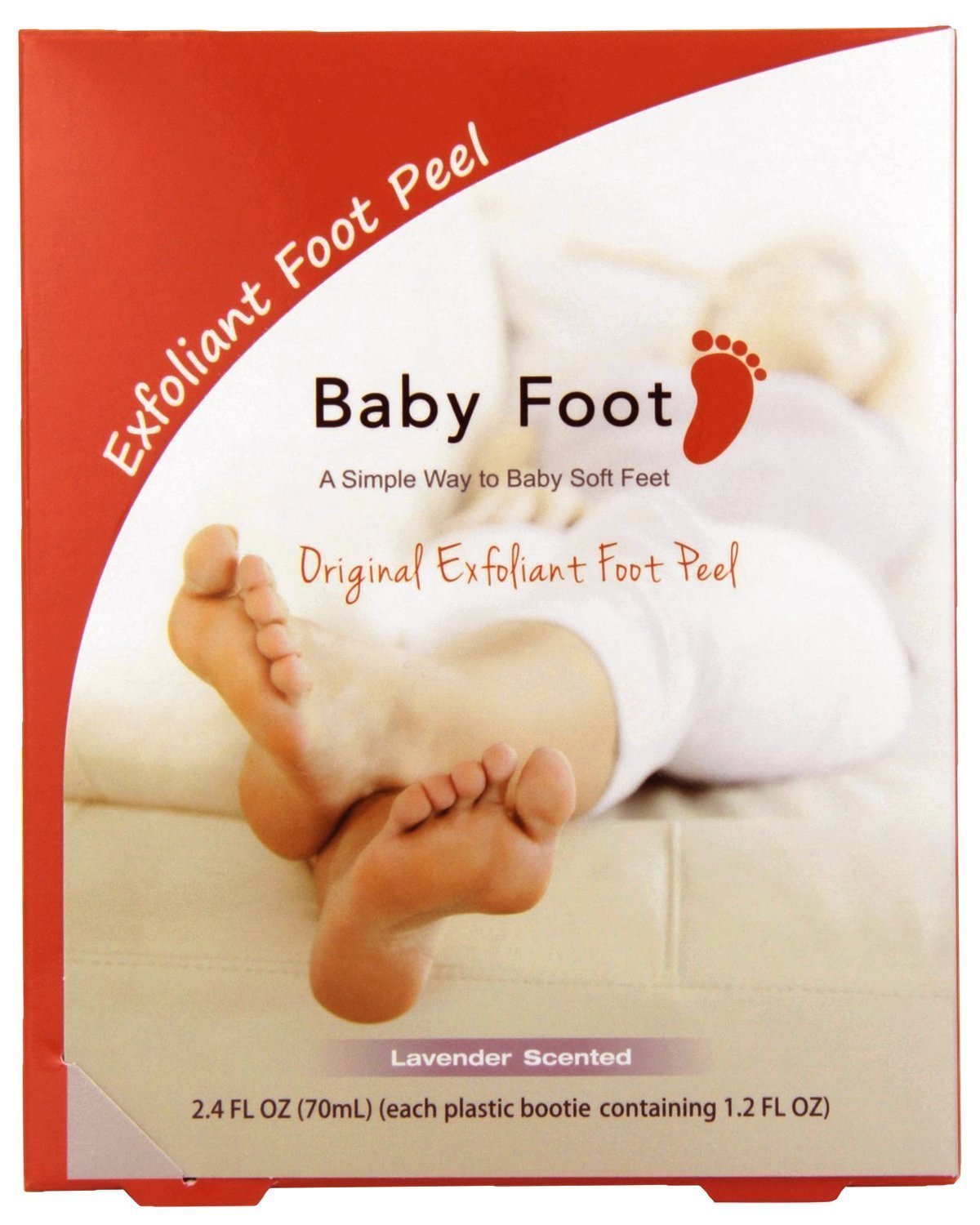 Baby Foot Exfoliant Foot Peel, Lavender Scented, 2.4 Fl. Oz.