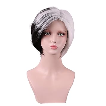 Amazon Com Yilys Women S Short Straight Black And White