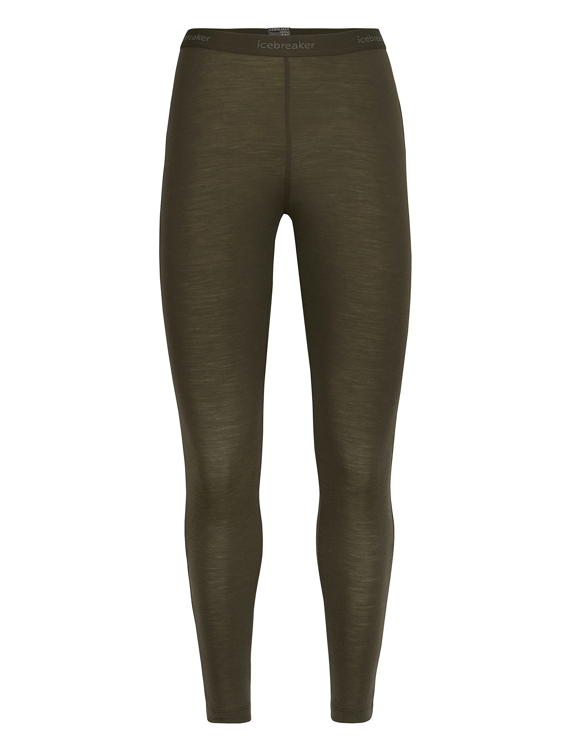 Photo 1 of Icebreaker Merino Women’s 175 Everyday Winter Leggings, 100% Merino Wool Base Layer - Soft, Stretchy Thermal for Women - Premium Snow Clothes and Cold Weather Gear for Women - Loden Green, Small
