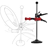 AutoSolo Steering Wheel Holding Tool, 16.5 Inch Adjustable Steering Wheel Mount for Cars Trucks SUVs - Hold the Wheel Straight for Solo DIY Alignment at Home