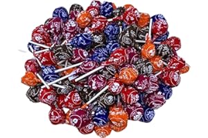 KLUB BULK Assorted Fruit Flavored Tootsie Pops 6.5-Lbs- Five Classic Flavors Bulk Pack Of America's Favorite Lollipops - Individually Wrapped (104-Oz)