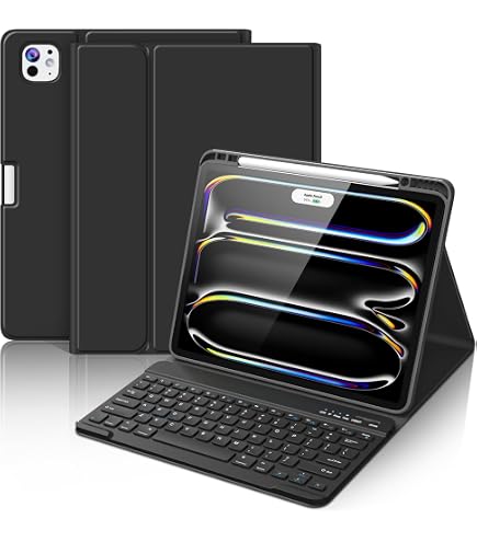 Amazon.com: iPad Pro 13 inch Case with Keyboard (2025/2024), Smart