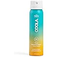COOLA Organic Sunscreen SPF 30 Sunblock Spray, Dermatologist Tested Skin Care for Daily Protection, Vegan and Gluten Free, Piña Colada
