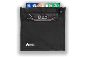 Mission Darkness NeoLok Non-window Faraday Bag for Phones (+ Easy to Use Magnetic Closure) // Device Shielding for Law Enforc