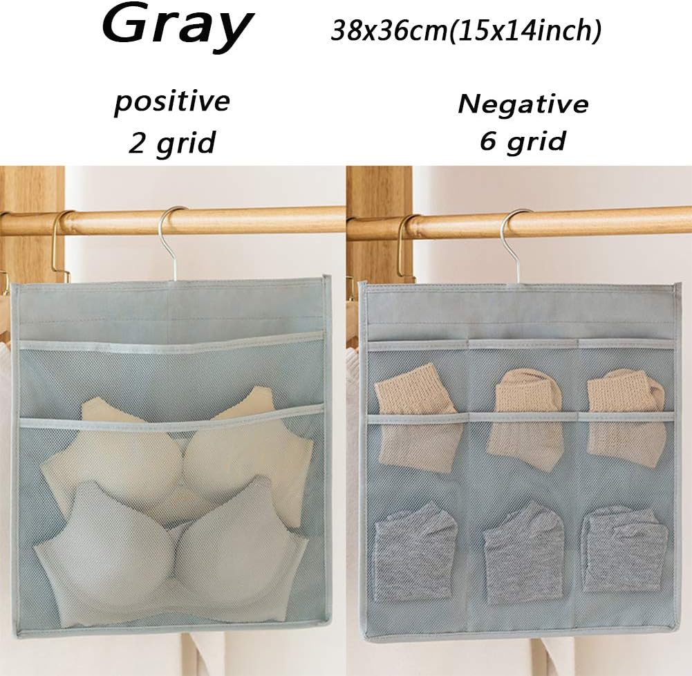 ZZXXBB Bolsillos de Pared y Armario, para Colgar en la Puerta o en la