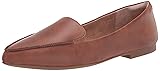 Amazon Essentials Women's Loafer Flat, Chestnut