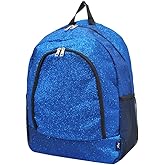NGIL Canvas School Backpack (Glitter-Royal)