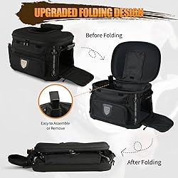 UALLIN Motorcycle Dog Cat Carrier, Portable Pet