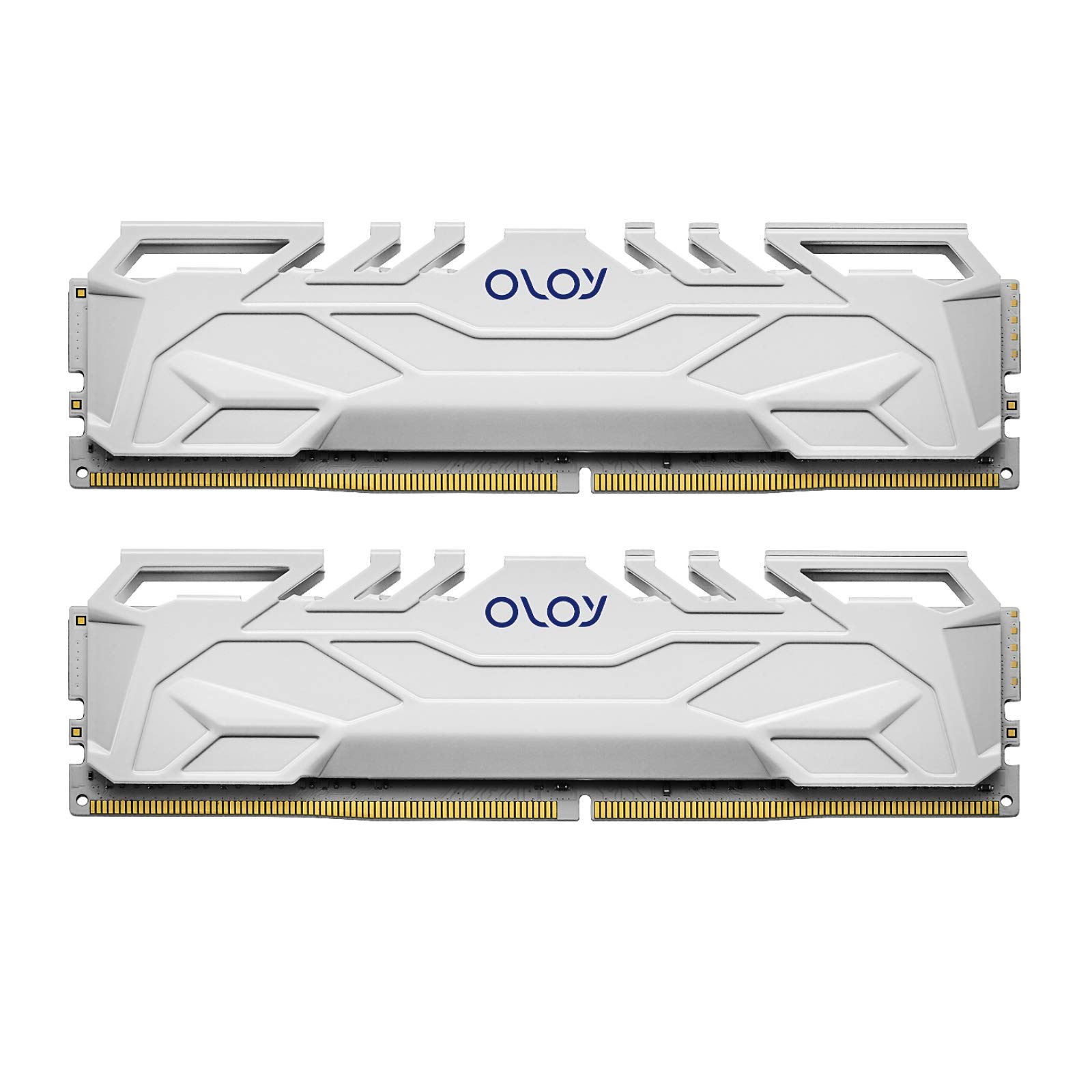 OLOy DDR4 RAM 16 GB (2x8 GB) White Owl 3200 MHz CL16 1,35 V 288 pines UDIMM para juegos de escritorio (MD4U0832161BHWDA)