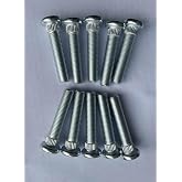 SHULIY 10PCS 5/8" Longer Than Stock Wheel Stud Lug Bolts 7/16-20 Thread .487 in. Knurl OEM Quality Extended Extra Length Replacement for Chevrolet Dodge Pontiac, Oldsmobile &amp; Buick