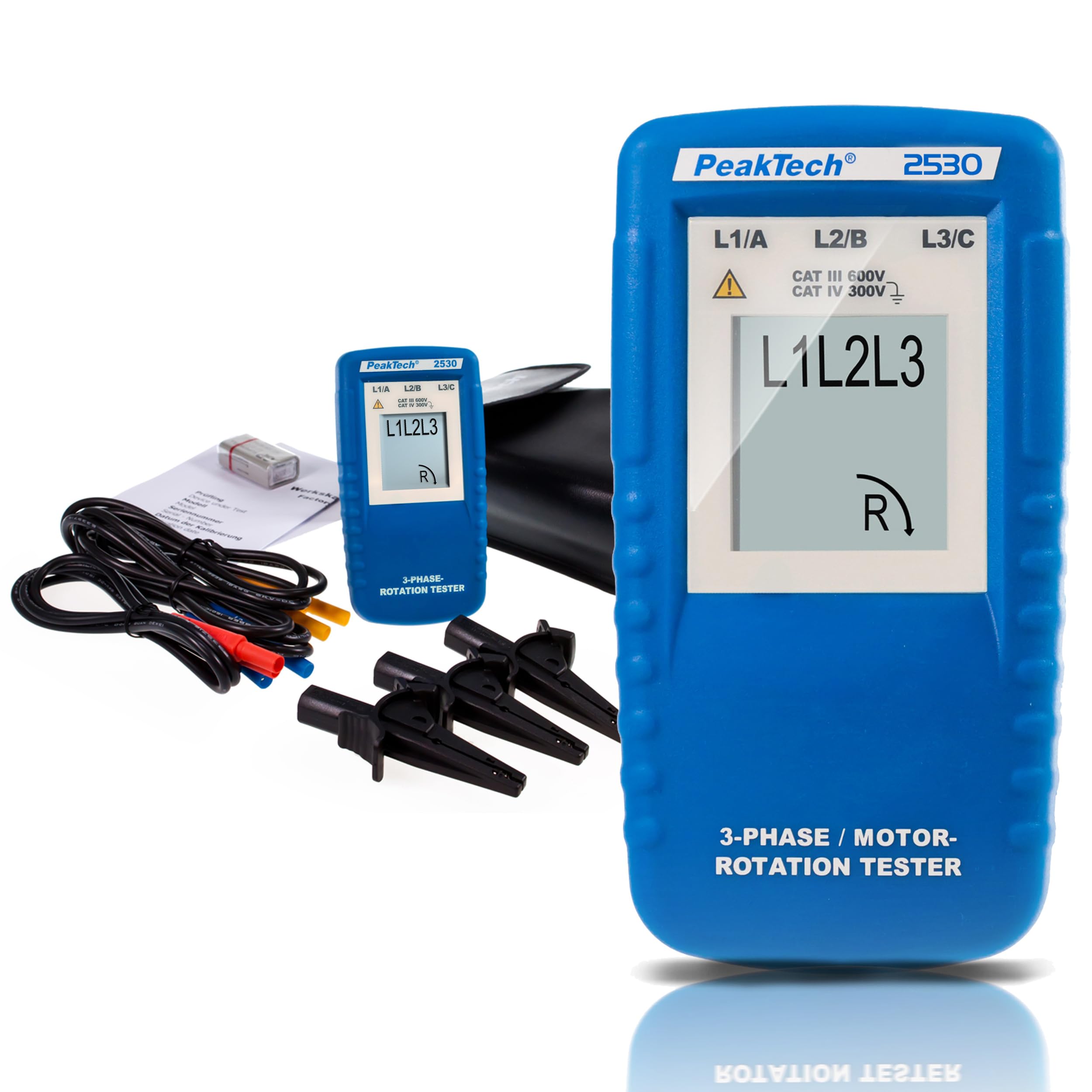 PeakTech 2530, 3-Phase Direction Indicator