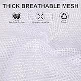 Flintronic 3PCS Drawstring Mesh Laundry Bags 30x40 40x50 50x60 Coarse Mesh view 3