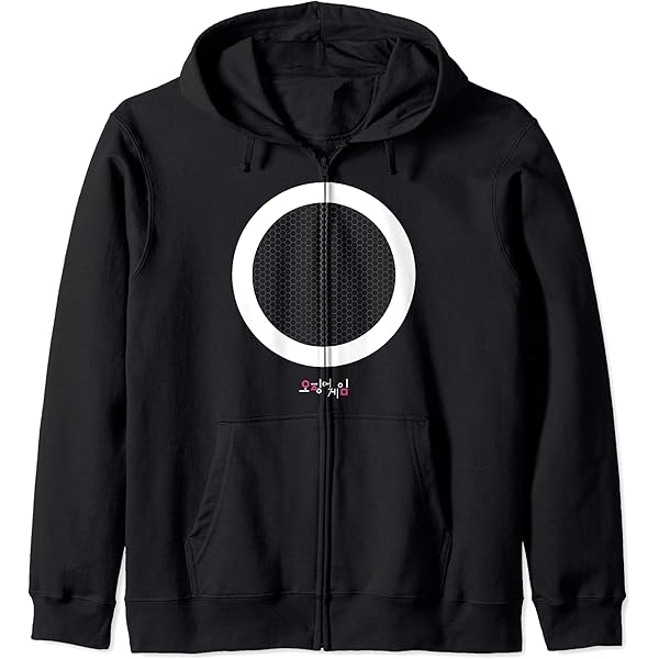 Amazon.com: Squid Game Colored Icon Logo Zip Hoodie