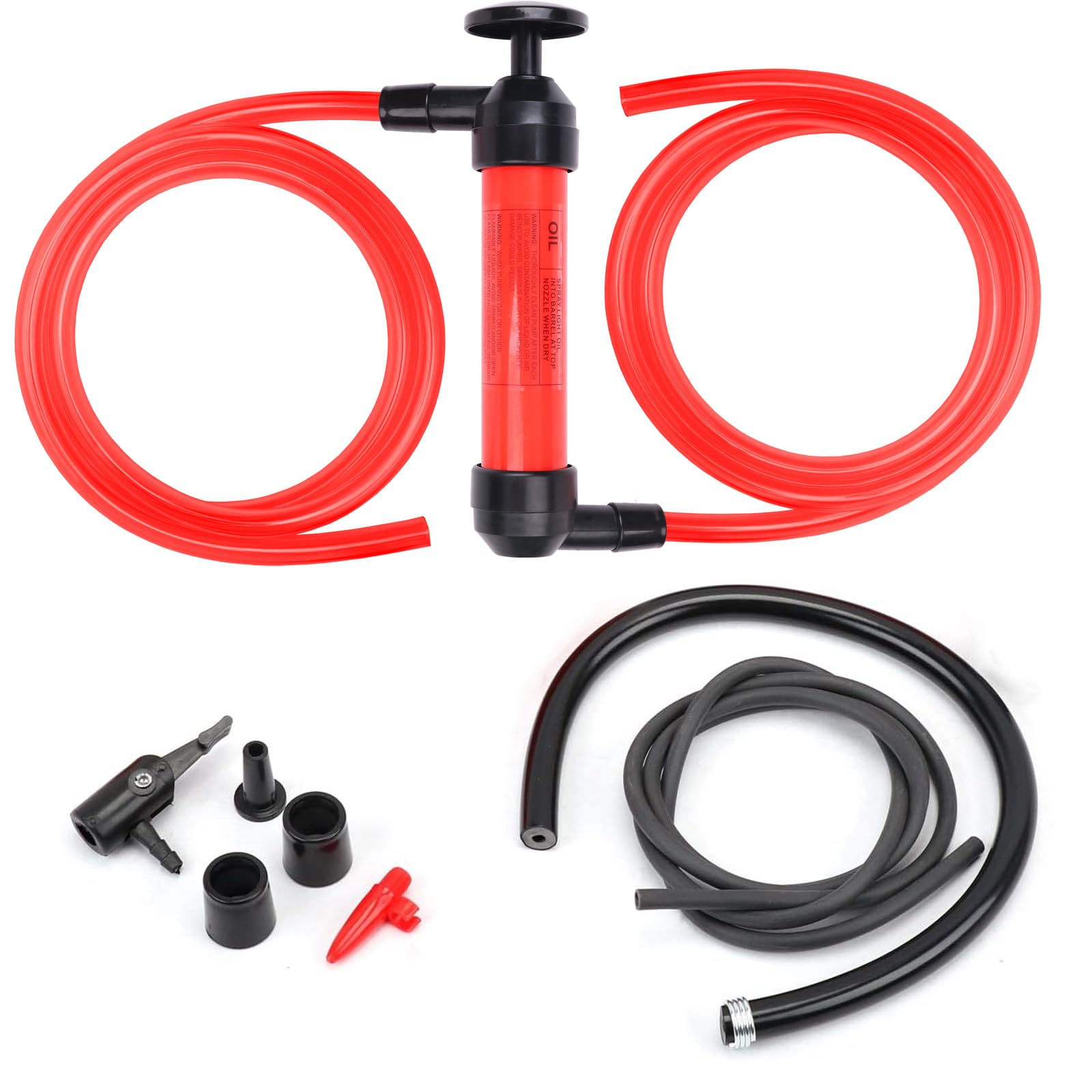 Photo 1 of HORUSDY Multi-Use Siphon Fuel Transfer Pump Kit for Gas Oil and Liquids