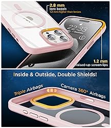 SUCGLES for iPhone 15 Pro Max Case with MagSafe