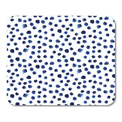Amazon Co Jp マウスパッドネイビーペイントブルー水彩水玉柄水彩ブラシしみラップトップ デスクトップコンピューターアクセサリーミニオフィス用品マウスマットのマウスパッド Computers Peripherals