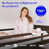 BedShelfie Bedside Shelf Cable Catch White Plastic Clip On Nightstand view 2