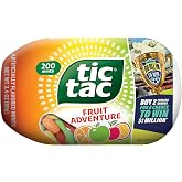 Tic Tac Fruit Adventure, On-the-Go Pocket-Sized Mints, 200 pieces, 3.4 oz Single Pack