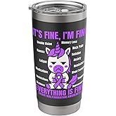 Chiari Malformation Warrior Stainless Steel Insulated Tumbler