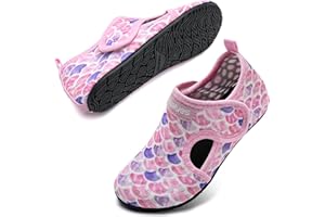 WateLves Kids Water Shoes Toddler Barefoot Swim Beach Shoes Girls Boys Breathable Quick Dry Aqua Socks