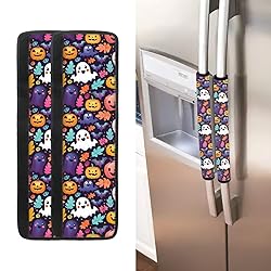 ASQVTIFE Halloween Refrigerator Door Handle Covers