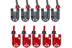 SYWAN 10pcs Planer Board Release Clip, Fishing Release Clip Heavy Tension Snap Release Clip Fishing in-line Side Clip Fishing Accessories for Offshore Fishing Tackles Trolling Downrigger Clips