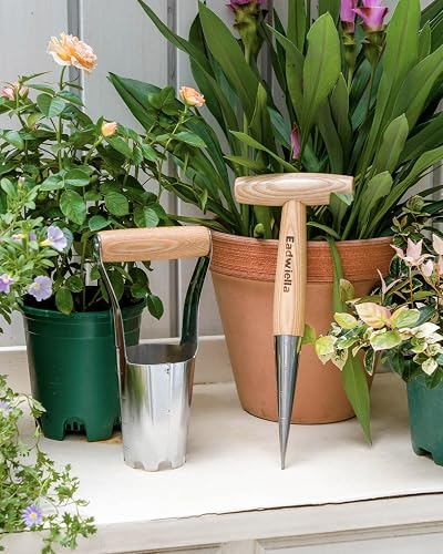 Eadwiella Dibber Garden Tool with Measurements Hand Dibbler Seed Planter  Tool Garden Seed Sower Hole Digger for Seeding Planting Seed Gardening  Sowing Seeds Transplanting Small Plants Digging Hole in Saudi Arabia |
